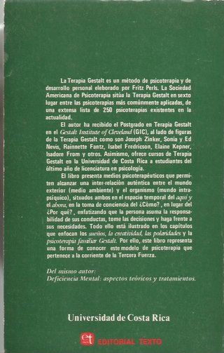 TERAPIA GESTALT ENFOQUE DEL AQUÍ Y EL AHORA - CELE