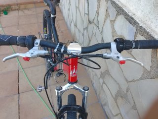 Bicicleta de Montaña Target Negra/Roja