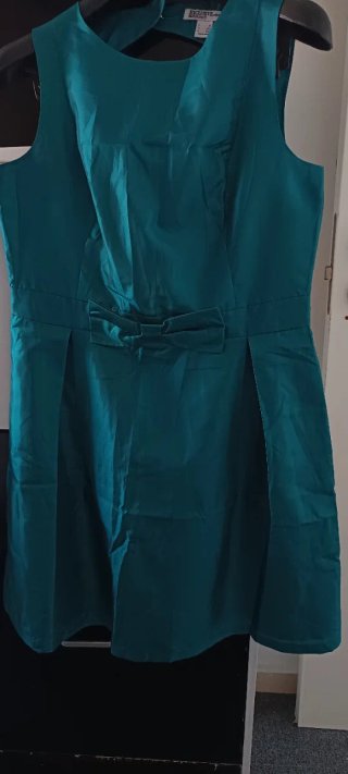 Vestido Exclusive Talla L Azul Petróleo
