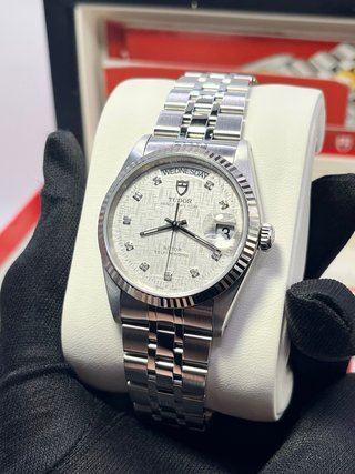 Tudor Prince Date-Day 76214 Linen Diamonds | Full
