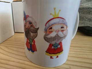 Taza cerámica Reyes Magos multicolor