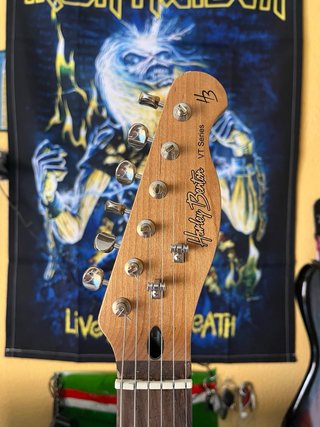 Harley Benton TE-62DB Tremolo BK Guitarra Eléctric