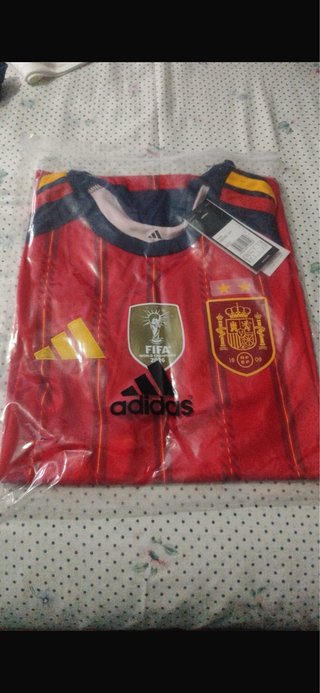Camiseta España 2 Estrellas Adidas Talla M