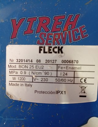 Lote Placa Control Termo Fleck BON 25 TFE-3P-RL