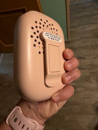 Ventilatore portatile ricaricabile beige