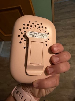 Ventilatore portatile ricaricabile beige