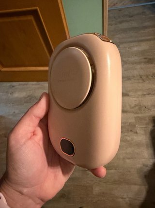 Ventilatore portatile ricaricabile beige
