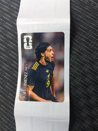 Cromo Coca Cola Mundial Raúl Jiménez (MEX)