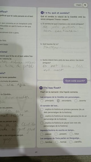 Sequencies llengua catalana in literatura