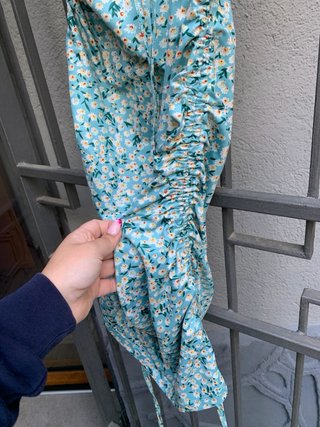 Vestido corto de flores