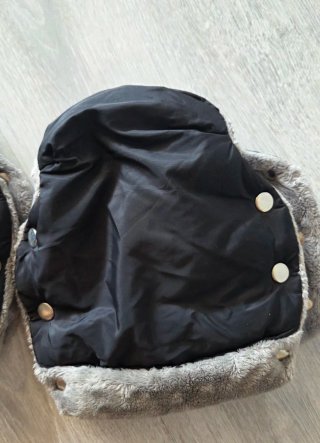 Manoplas para silla de paseo negras