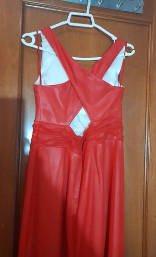 Vestido largo rojo