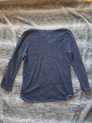 Jersey Mango metalizado azul marino Talla S