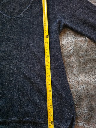 Jersey Mango metalizado azul marino Talla S