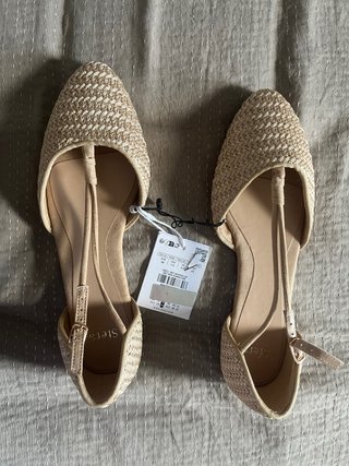 Zapatos planos Sfera beige/blanco talla 38
