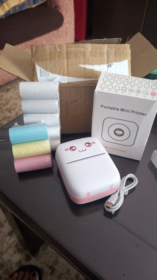 Mini Impresora Portátil BT + Rollos