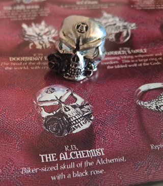 Lote Vintage Alchemy Gothic Peltre Inglés 90s