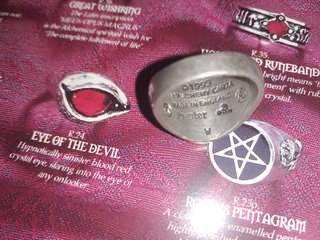 Lote Vintage Alchemy Gothic Peltre Inglés 90s
