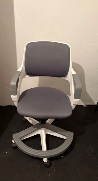Silla giratoria infantil hjh OFFICE gris