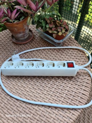 Regleta 6 enchufes con interruptor