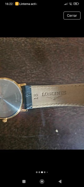 Reloj Longines Oro y Negro