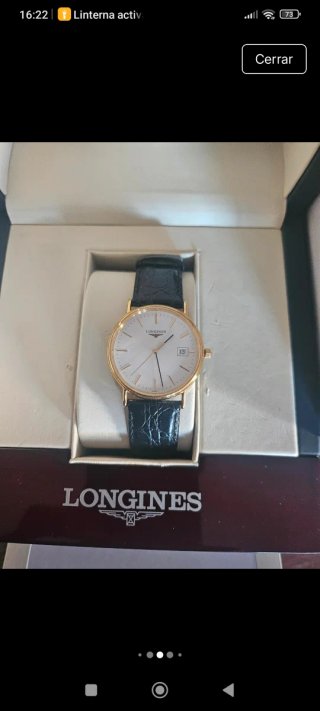 Reloj Longines Oro y Negro
