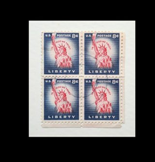 4 Sellos USA 8 centavos