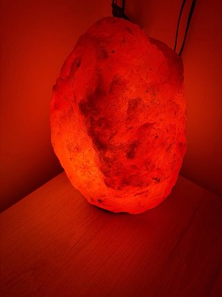 Lampada di sale rosa
