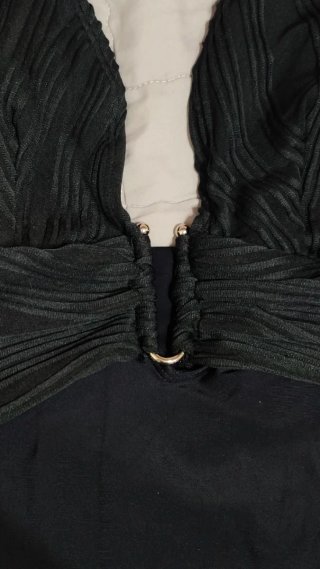 Bañador negro una pieza escote halter NUEVO.