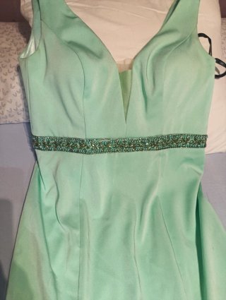 Vestido Verize Gala verde menta