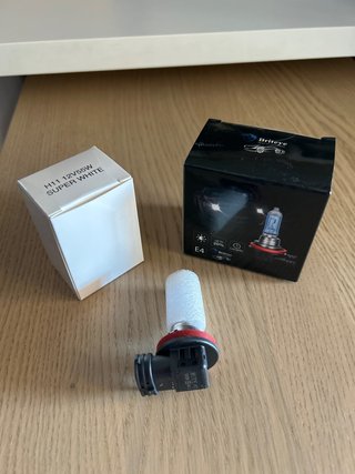 Bombilla H11 12V 55W Super White