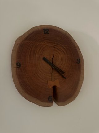 Reloj de Madera Rústico