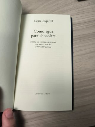 Como agua para chocolate novela de entregas men...