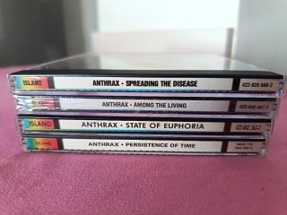Cds Anthrax a 7 la unidad