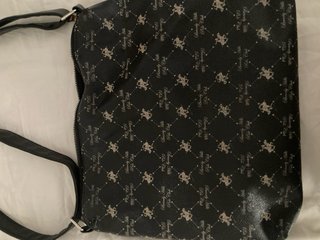 Bolso Beverly Hills Polo Club Negro y Beige