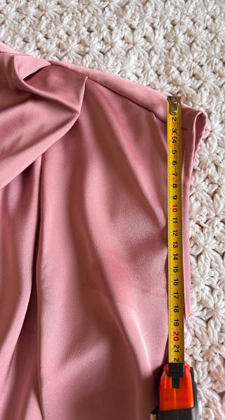 Blusa rosa satinada