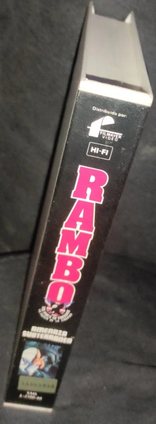 VHS Rambo: Amenaza Subterranea (Español)