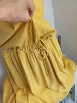 Vestido amarillo veraniego talla única