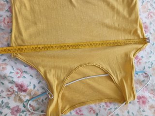 Vestido amarillo veraniego talla única