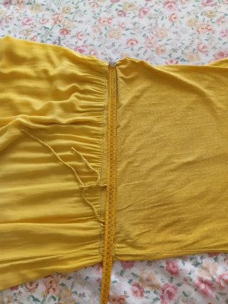 Vestido amarillo veraniego talla única