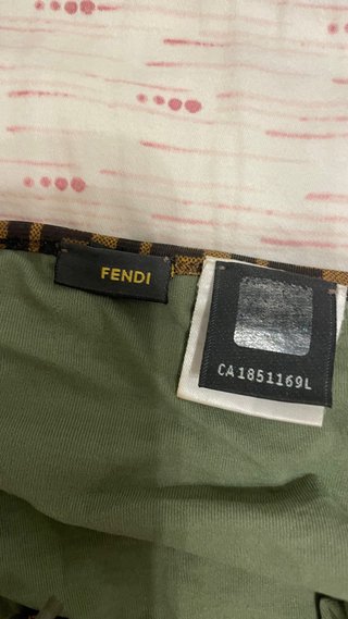 Bikini Fendi FF marrone e verde