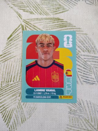 Cromo Lamine Yamal Panini Mundial 2026