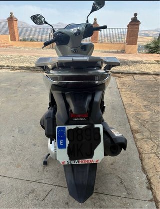 Honda Gris Scooter Moto