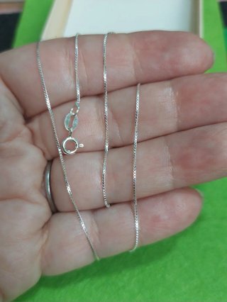 Cadena de 50cm de Plata de Ley