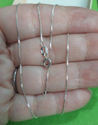 Cadena de 50cm de Plata de Ley