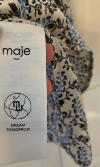 Blusa Maje Estampada
