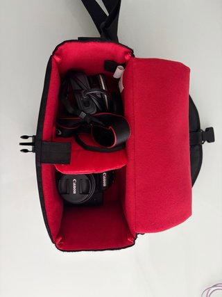 Canon EOS M50 + 2 objetivos con funda y maletin