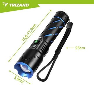 Torcia Tattica Trizand 800lm LED USB