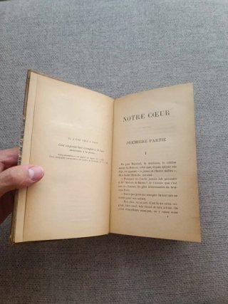 Libro Antiguo "Notre Cœur" Guy de Maupassant(1902)