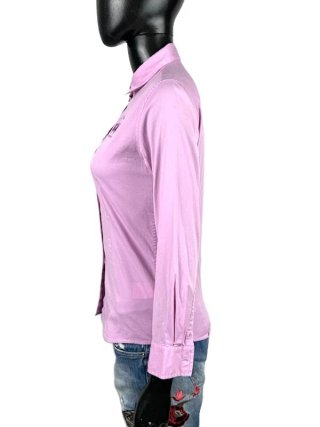 La Martina Camicia Donna 2 \ S Rosa Cotone Stretch